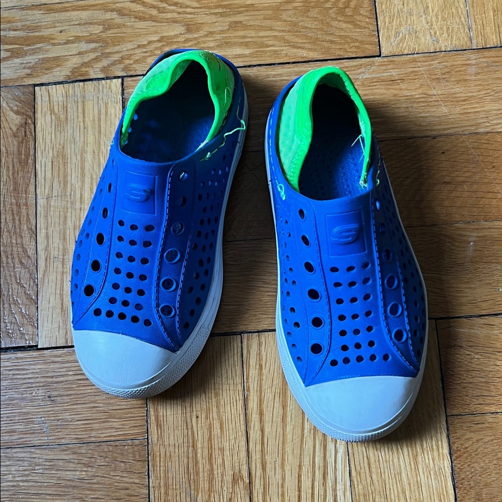 Skechers Kids Water Shoes in Blue and Neon Green
